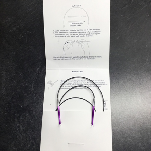 Signature Needle Arts interchangeable circular knitting needles - Picture 4 of 4